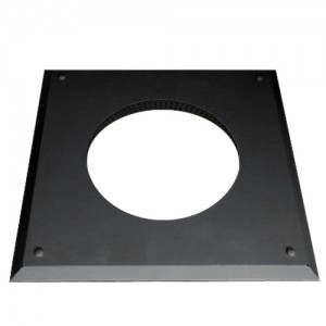 Firestop Cover Plate (Black) dia 150mm - Black